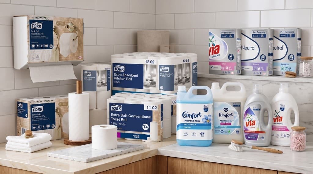 Toalettpapper, hushållspapper och tvättprodukter från TeamDreams